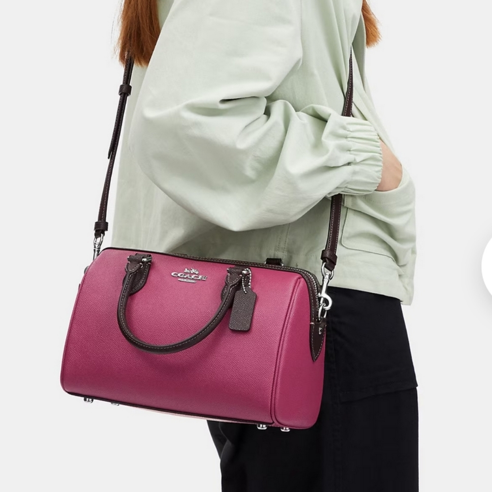 New! Rowan Satchel in Raspberry Pink Multi 🩷 - Picture 4 of 6